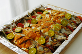 Baked Mackerel Fish