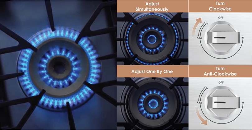 Tri-Ring Flame