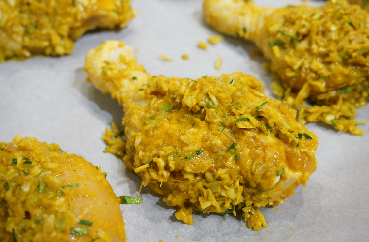 Grilled Turmeric Chicken Drumstick