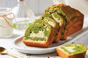 Matcha Marble Cake