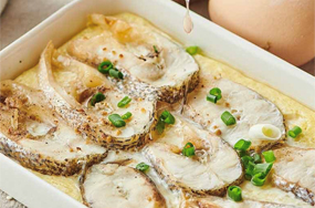 Sea Bass Steamed Egg